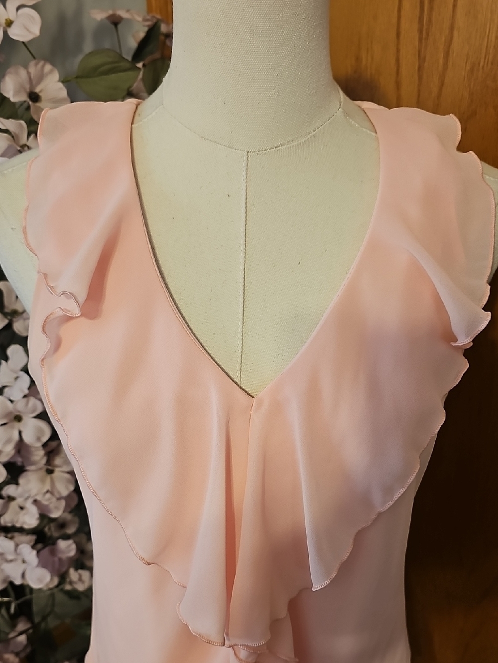 A.byer Light Pink Chiffon Tank Top - Picture 2 of 7